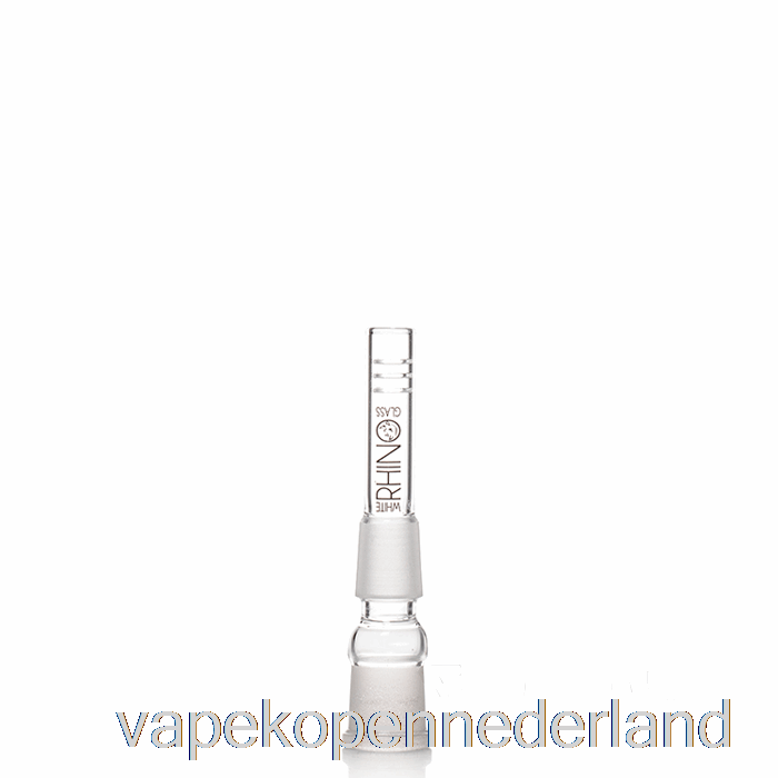 Vape Nederland Witte Neushoorn 19/19 Glazen Downstem 3inch